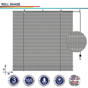 165GSM HDPE Gray Hollow Roller Shade