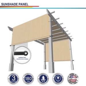 180GSM HDPE Beige Shade Panel