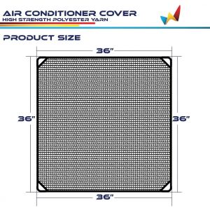 150GSM Black AC Cover