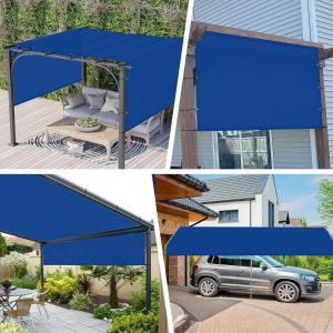 Real Scene Effect of 180GSM HDPE Blue Shade Panel