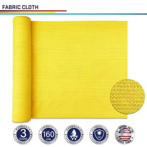 160GSM HDPE Canary Yellow Fabric Cloth