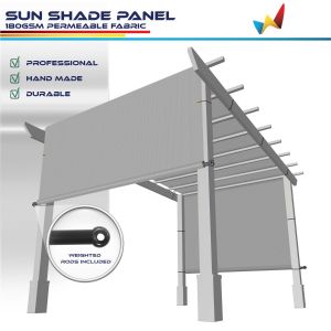 180GSM HDPE Light Gray Shade Panel