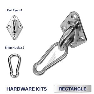 Real Scene Effect of Rectangle and Square  Hardware Kit