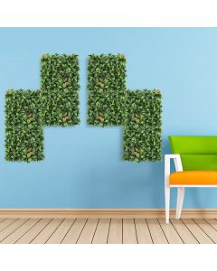 Real Scene Effect of Windscreen4less 20"x20" Photinia Panel Artificial Boxwood Hedge Topiary Hedge Plant Grass Backdrop Wall for Privacy Fence Vertical Garden Backyard Screen Outdoor Wedding Décor 1 pc