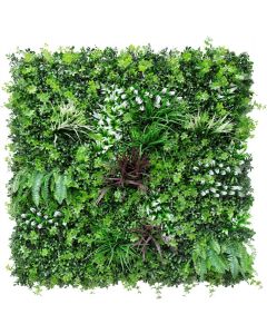 Windscreen4less 40"x40" 3D Panel Style 5 Artificial Boxwood Hedge Topiary Plant Grass Backdrop Wall for Privacy Fence Garden Backyard Screen Outdoor Wedding Décor 6 pcs