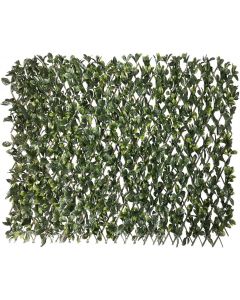 Windscreen4less Artificial Leaf Faux Ivy Expandable/Stretchable Privacy Fence Screen (Single Sided Leaves), Ficus 1 Pack