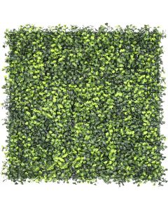 Windscreen4less 20"x20" 1 pc Artificial Boxwood Panel with Cover Back Hedge Topiary Plant Grass Backdrop Wall Privacy Fence Screen for Indoor Outdoor Garden Backyard Wedding Decor
