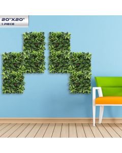 Real Scene Effect of Windscreen4less 20"x20" 3D Style 7 Artificial Boxwood Hedge Topiary Plant Grass Backdrop Wall for Privacy Fence Garden Backyard Screen Outdoor Wedding Décor 30 pcs