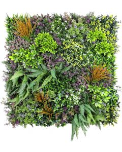 Windscreen4less 4 Pcs 40 inch x40 inch Artificial Boxwood Panels Faux Plant Grass Green Wall Panel Decoration for Outdoor Indoor Garden Backyard (Style 10)