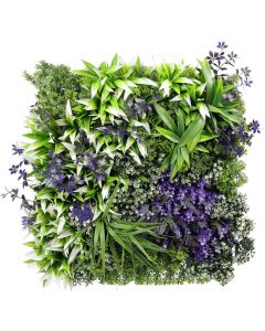 Windscreen4less 1 PC 20 inch x20 inch Artificial Boxwood Panels Faux Plant Grass Green Wall Panel Decoration for Outdoor Indoor Garden Backyard (Style 14)