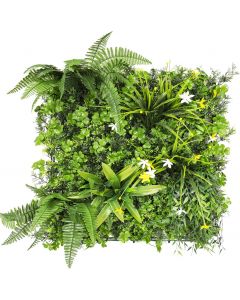 Windscreen4less 1 PC 20"x20" Artificial Boxwood Panels Faux Plant Grass Green Wall Panel Decoration for Outdoor Indoor Garden Backyard (Style 15)
