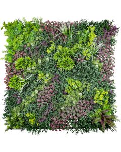 Windscreen4less 2 Pcs 40 inch x40 inch Artificial Boxwood Panels Faux Plant Grass Green Wall Panel Decoration for Outdoor Indoor Garden Backyard (Style 11)
