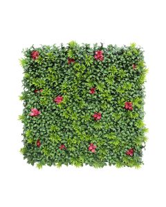 Windscreen4less 40"x40" 3D Panel Style 1 Artificial Boxwood Hedge Topiary Plant Grass Backdrop Wall for Privacy Fence Garden Backyard Screen Outdoor Wedding Décor 1 pc