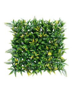 Windscreen4less 20"x20" 3D Panel Style 3 Artificial Boxwood Hedge Topiary Plant Grass Backdrop Wall for Privacy Fence Garden Backyard Screen Outdoor Wedding Décor 6 pcs