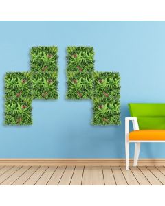 Real Scene Effect of Windscreen4less 20"x20" 3D Panel Style 12 Artificial Boxwood Hedge Topiary Plant Grass Backdrop Wall for Privacy Fence Garden Backyard Screen Outdoor Wedding Décor 6 pcs