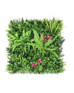 Windscreen4less 20"x20" 3D Panel Style 12 Artificial Boxwood Hedge Topiary Plant Grass Backdrop Wall for Privacy Fence Garden Backyard Screen Outdoor Wedding Décor 6 pcs