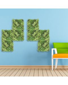 Real Scene Effect of Windscreen4less 20"x20" 3D Panel Style 13 Artificial Boxwood Hedge Topiary Plant Grass Backdrop Wall for Privacy Fence Garden Backyard Screen Outdoor Wedding Décor 12 pcs