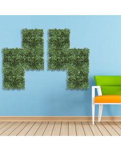 Real Scene Effect of Windscreen4less 20"x20" Maple Green Panel Artificial Boxwood Hedge Topiary Plant Grass Backdrop Wall for Privacy Fence Garden Backyard Screen Outdoor Wedding Décor 1 pc