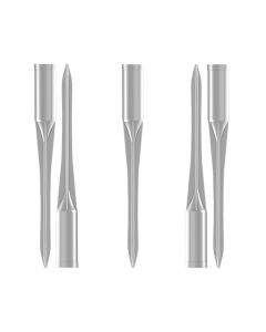 Ground Spikes Post Anchor for Garden Patio Temporary Fence 1-5/16'' ID Pole Socket Aluminium Pack of 5