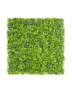 Windscreen4less 20"x20" Mimose Panel Artificial Boxwood Hedge Topiary Hedge Plant Grass Backdrop Wall for Privacy Fence Vertical Garden Backyard Screen Outdoor Wedding Décor 30 pcs