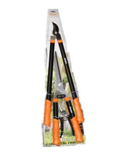 Garden 3 Piece Combo Garden Tool Set with Lopper, Hedge Shears and Pruner Shears, Tree & Shrub Care Kit