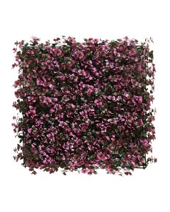 Windscreen4less 20"x20" Reineckea Carnea Pink Panel Artificial Boxwood Hedge Topiary Plant Grass Backdrop Wall for Privacy Fence Garden Backyard Screen Outdoor Wedding Décor 1 pc