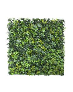Windscreen4less 20"x20" Tropical Panel Artificial Boxwood Hedge Topiary Hedge Plant Grass Backdrop Wall for Privacy Fence Vertical Garden Backyard Screen Outdoor Wedding Décor 1 pc
