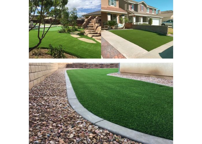 Artificial Grass 3.3' x 5' Garden Yard Realistic Fake Grass turf synthetic grass 