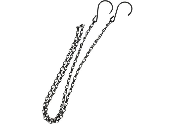 Windscreen4less 1 PC 4 ft Hanging Chain Hanging Hook Metal Hanger for Plants Basket, Lanterns, Bird Feeders, Decorative Ornaments