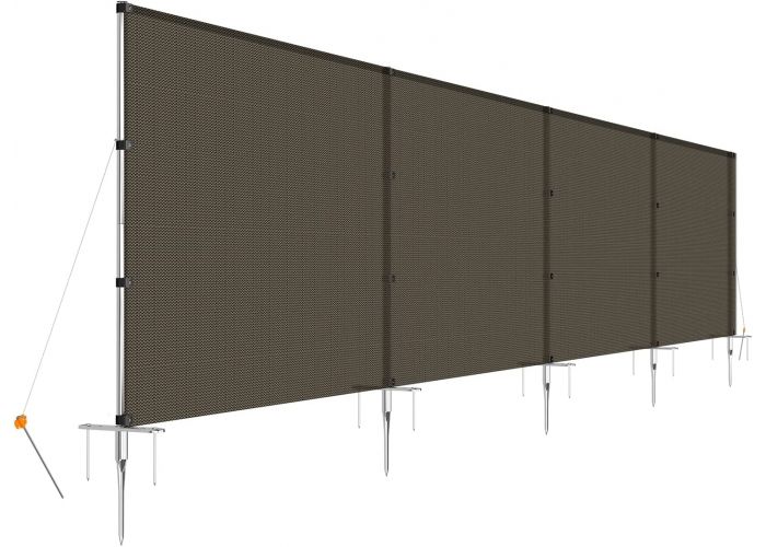 brown 4ft x 24ft garden fence mesh netting temporary fencing roll