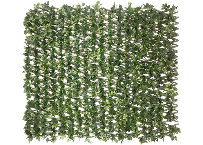 Windscreen4less Expandable Artificial Ivy Privacy Fence Screen for Balcony Patio Outdoor Faux Ivy Fencing Panel for Backdrop Garden Backyard Home Decorations Rose 1 Pc