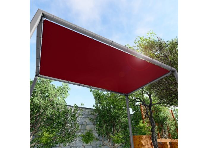 waterproof Red custom size 2-24ft x 2-40ft rectangle