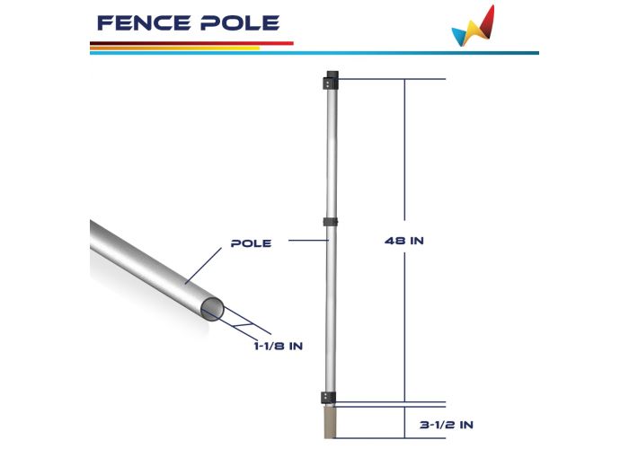 fence pole