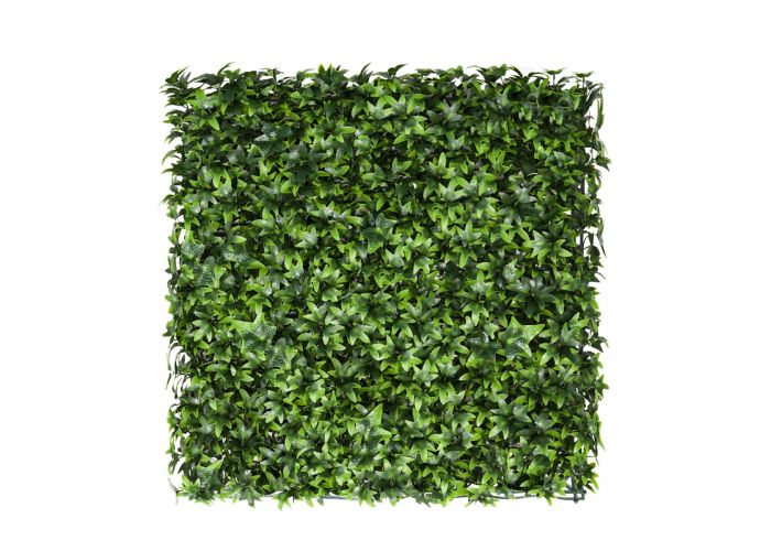 Coarbor 4'x4' Artificial Ivy Privacy Fence Screen Faux Laurel Leaves Hedge Panels Wall Decorative For Backyard Deck Patio Balcony Garden (Light Green
