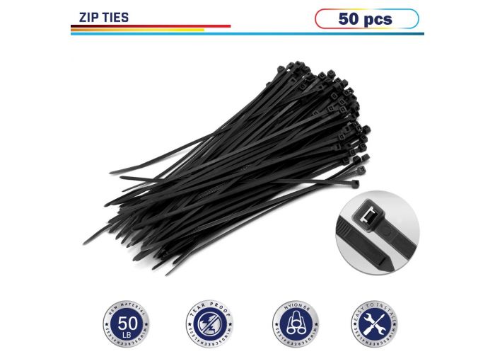 Zip Tie Black for one bag